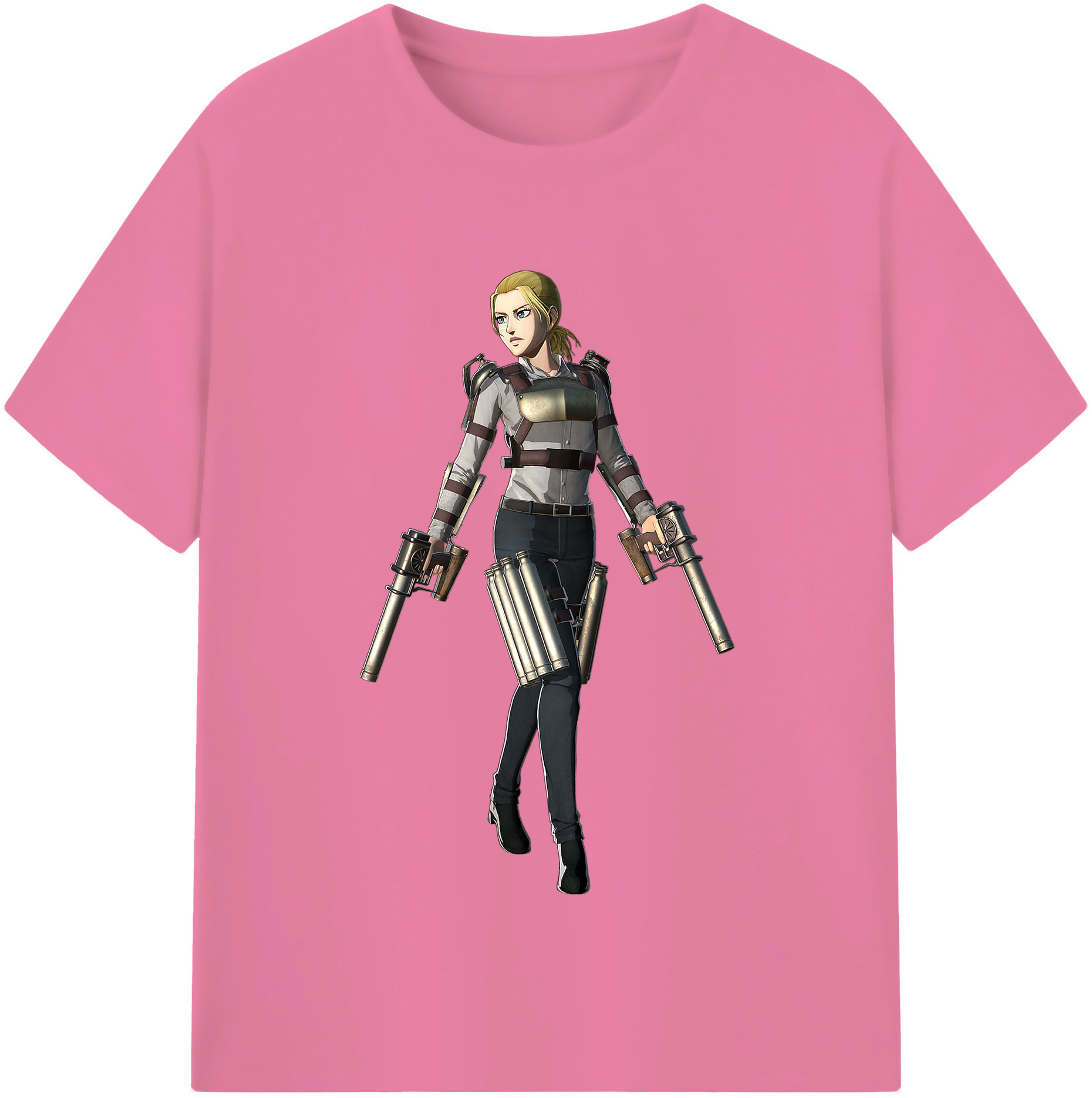 （画像用） 進撃の巨人 Attack on Titan 綿100％半袖Tシャツ（フロントプリント）